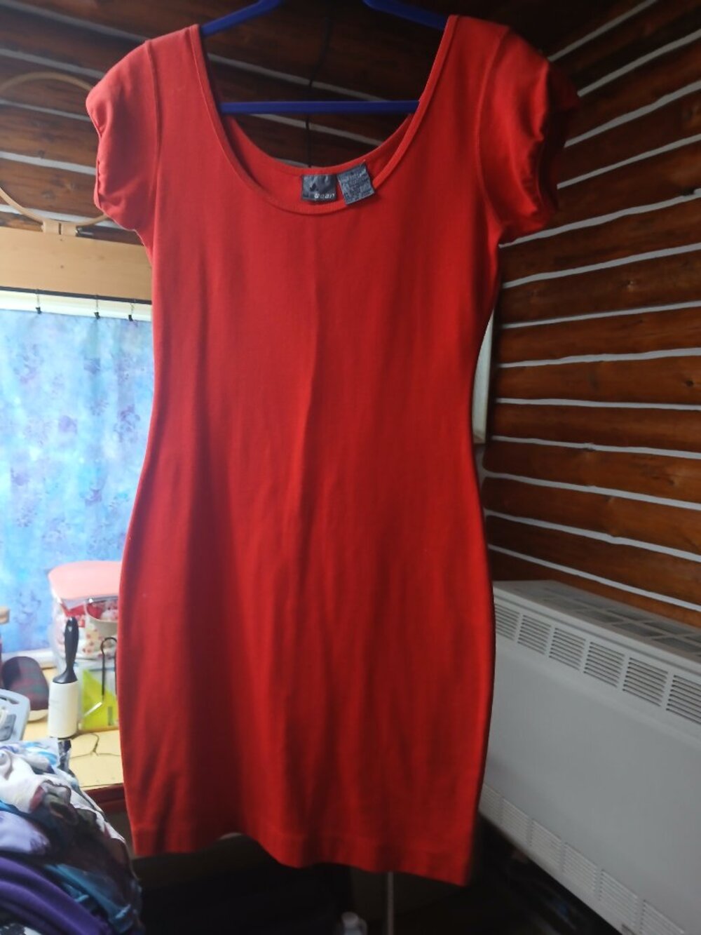 Bright Red Knit Liz Wear Dress Size Small